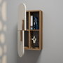 Hanah Home Estantería de Pared Rose - Walnut, Cream
